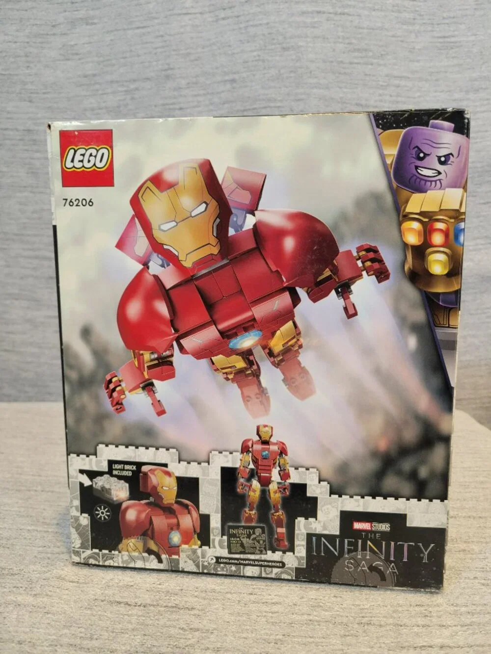 Lego Marvel Iron Man Figure 76206